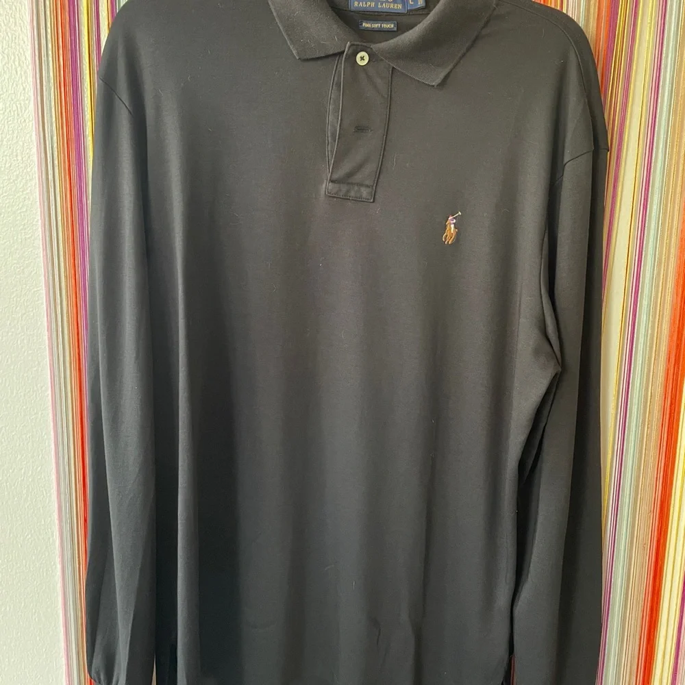 Ralph Lauren Men's Polo Shirt in Black - Picture 1 of 4